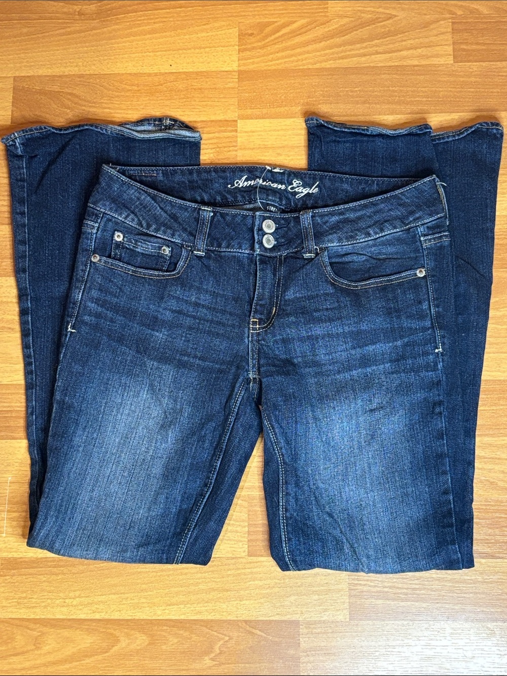 American Eagle Outfitters Dark Indigo Flare Jeans